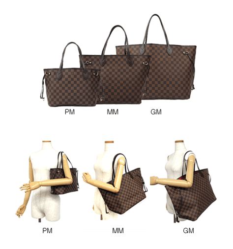 louis vuitton neverfull inside|Louis Vuitton tote size chart.